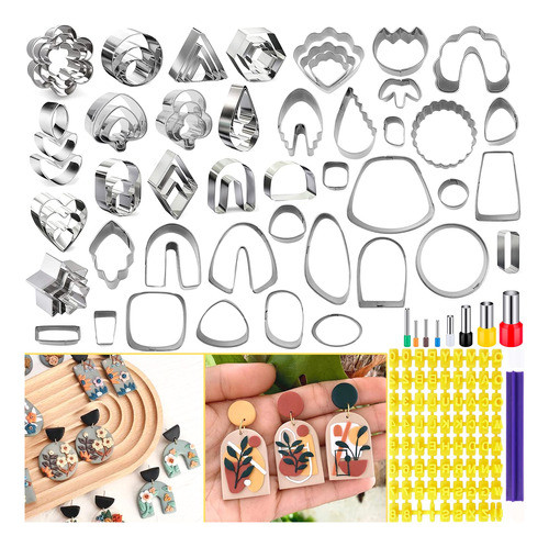 Cortadores Con Formas De Arcilla Para Realizar Aros Joyeria 0