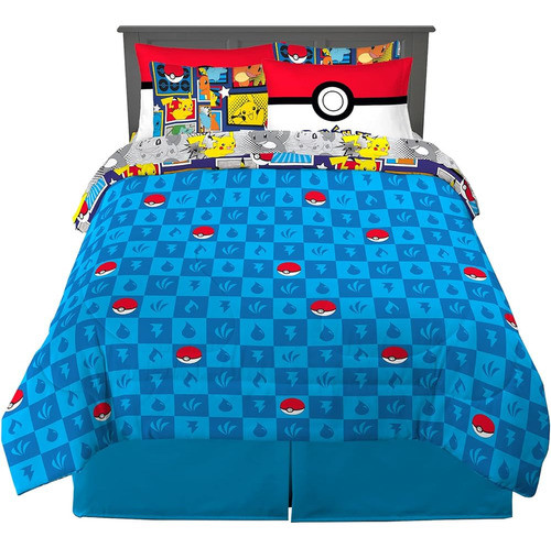 Franco Pokemon Bedding Super Soft Comforter And Sheet Set Wi 0