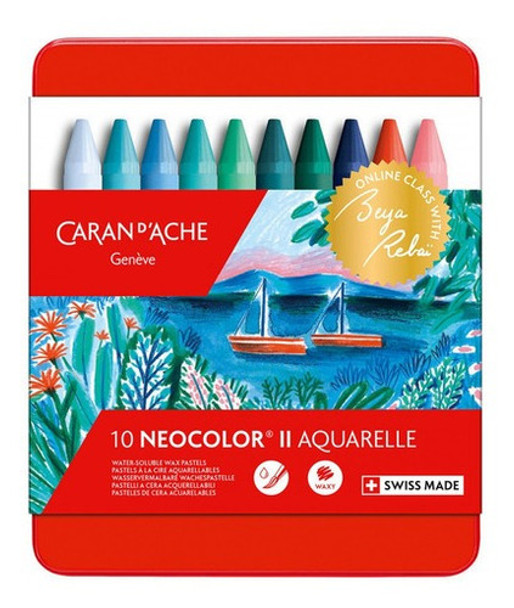 Giz Aquarelável Neocolor Cold Beya Rebai 0