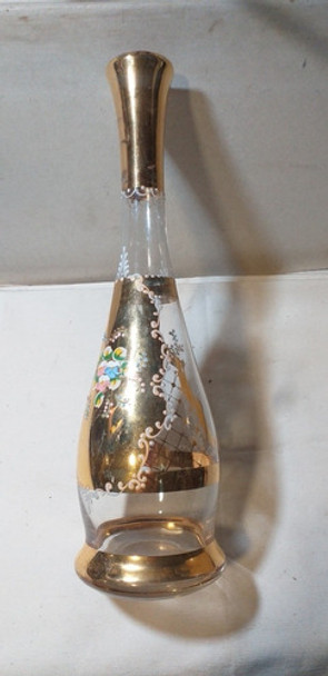 Botella Antigua Toda Decorada Para Decoración 0