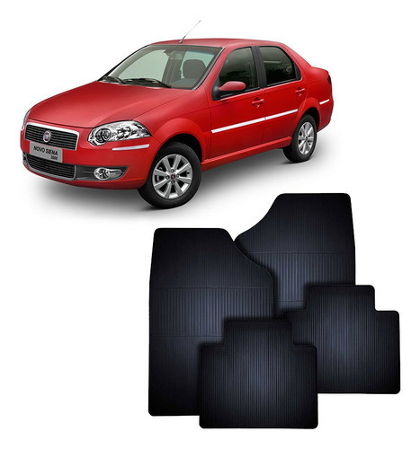Tapete De Borracha Fiat Siena 0