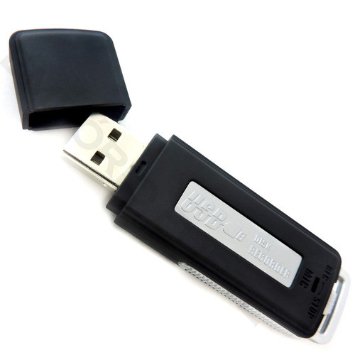 Gravador De Detetive Mini Voz Pequeno Som Pen Drive Ba1 0