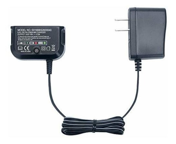 Cargador De Repuesto Para Black&decker 9.6v-18v Nicad & Nimh 0