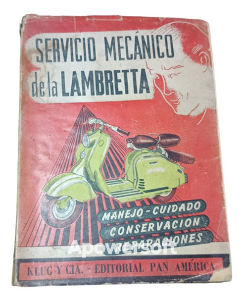 Libro Manual Servicio Mecánico De La Lambretta 1957 0