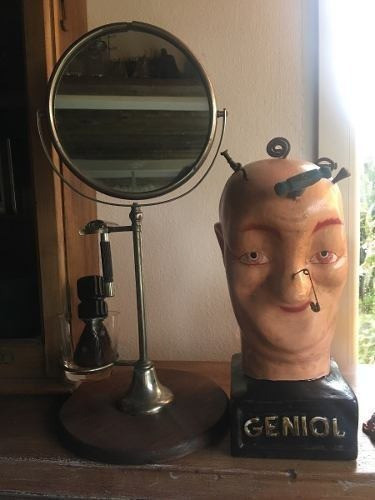 Set De Barbero Antiguo Barber Shop Barber Pole Afeitar 0