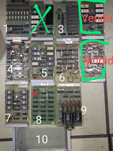 Retro Placa Electrónica 1984 Chips 0