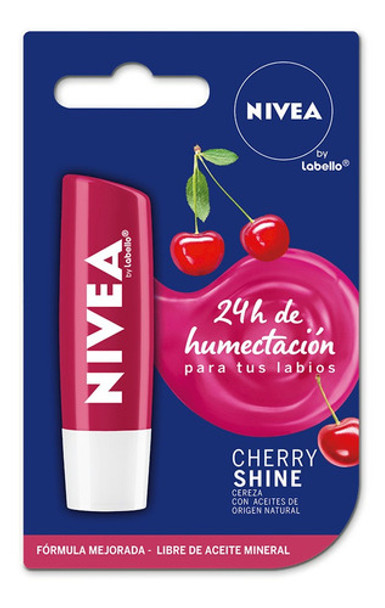 Protector Labial Nivea Labello Cherry Shine 0 Protector Labial Nivea Labello Cherry Shine 0