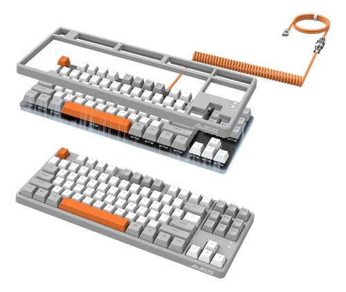 Ak873 Teclado Mecánico Para Juegos Tkl Con Cable De 8 0