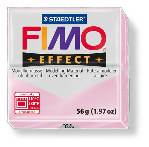 Staedtler Fimo 28492 Arcilla Fimo Effect N°206 Cuarzo Rosa X 0