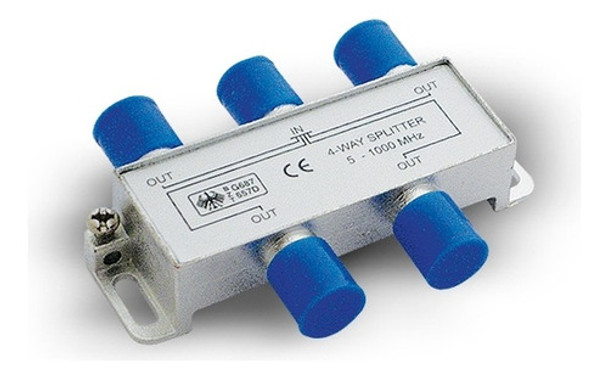 Derivador 4 Vias 1000 Mhz Baja Perdida 053-5110 0