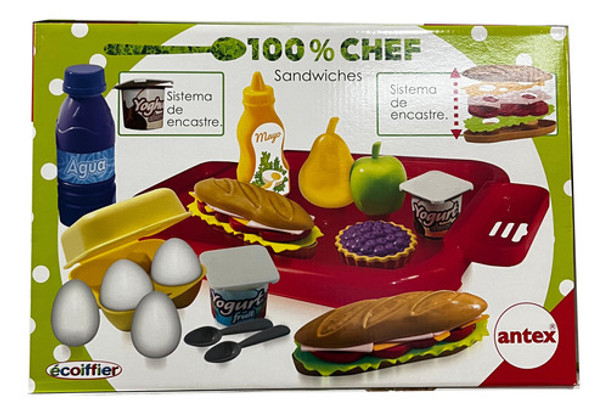 Set De Juego Sandwiches Bandeja Y Accesorios Antex 1144 0 Set De Juego Sandwiches Bandeja Y Accesorios Antex 1144 0