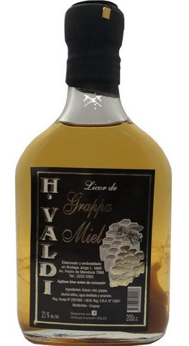 Grappamiel H. Valdi, 200 Ml. 0