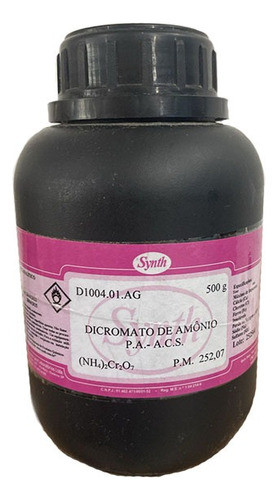 Dicromato De Amonio P.a.-a.c.s. 500g - Synth 0