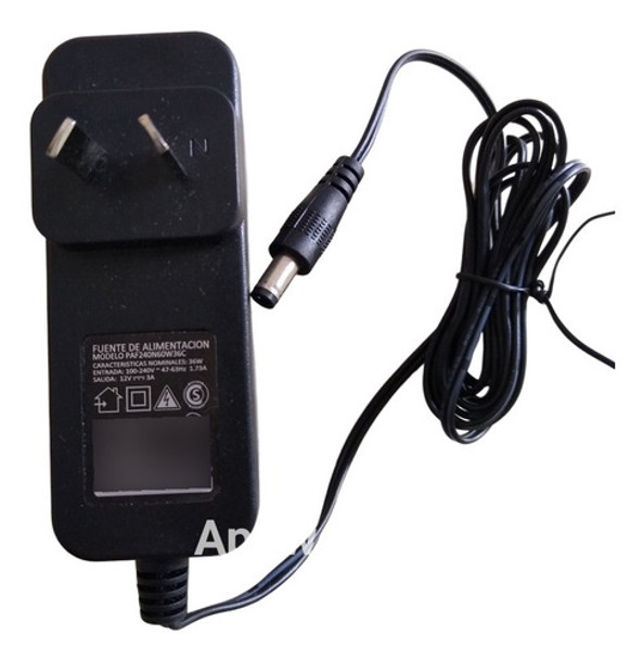 Fuente Nitto 12v 3amp 0