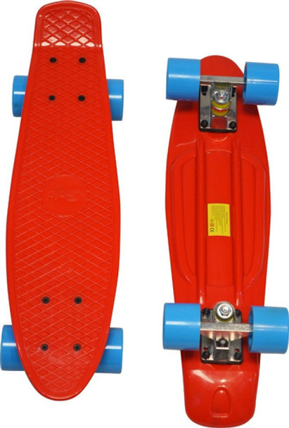 Skate Patineta Mini Longboard Plena Roja 0