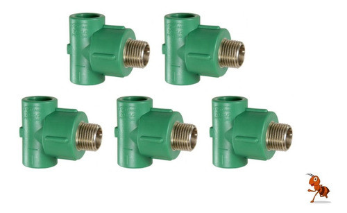 Tee Con Inserto Central M Amanco Fusion 25mm X 3/4 - X5 Ud 0