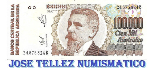 Bottero 2893 Australes 100.000 Ex+ Palermo 0