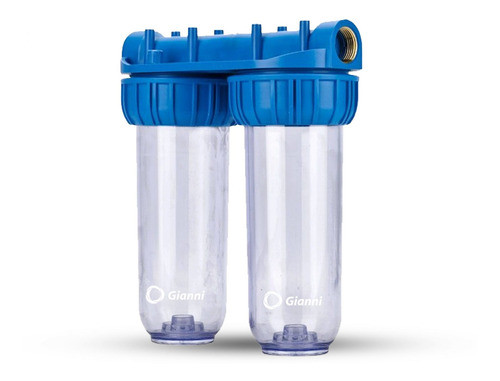 Filtro De Agua Contenedor Doble Gianni Para Cartucho 0