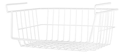 Cesta De Estante De Alambre Blanco Whitmor 0