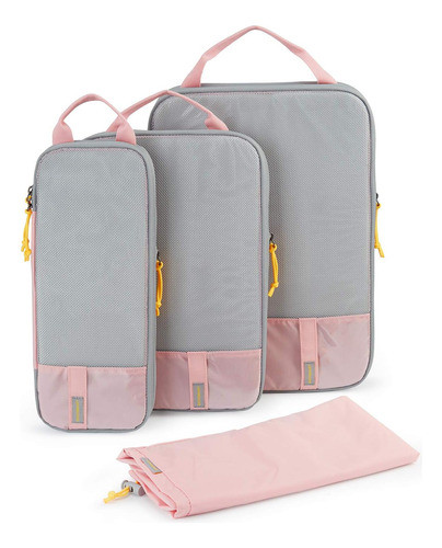 Bagsmart Juego 4 Cubos Embalaje Compresión P/ Viaje Equipaje 0