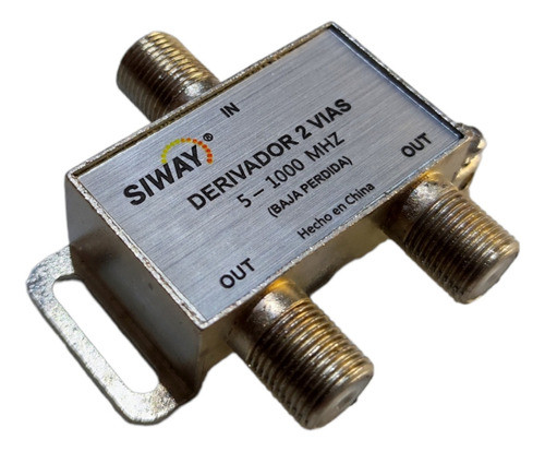 Splitter Derivador Divisor Coaxil 2 Vias Catv Ghs-2 Siway 0