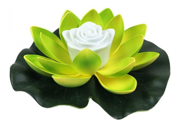 Luz Led De Flor De Loto Flotante Para Decorar Las Piscinas ® 0