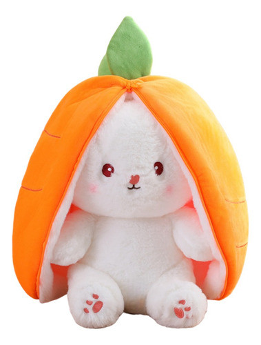 Peluche Gigante Conejo Transformable En Zanahoria 0