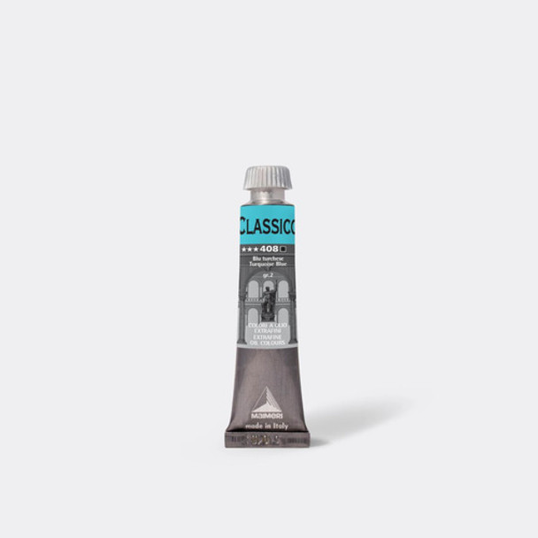 Tinta Oleo Maimeri Classico 408 Turquoise Blue 20ml 0