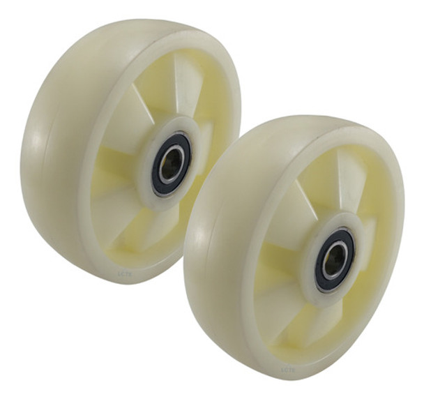 Kit 2x Roda Tandem Em Nylon Do Transpallet Manual Mtp 3.0 V2 0