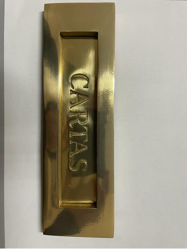 Frente Buzón Recto Niquelado 280mm X 75mm 0