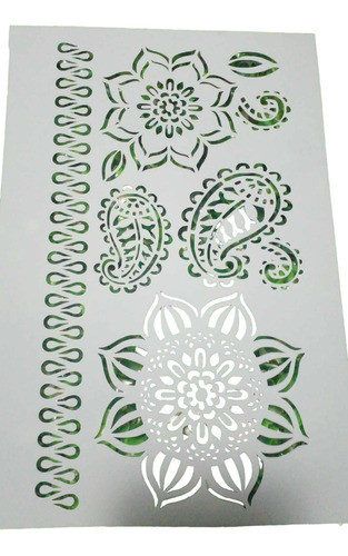 Stencil Mandalas 10 Modelos Diferentes Set N4 0