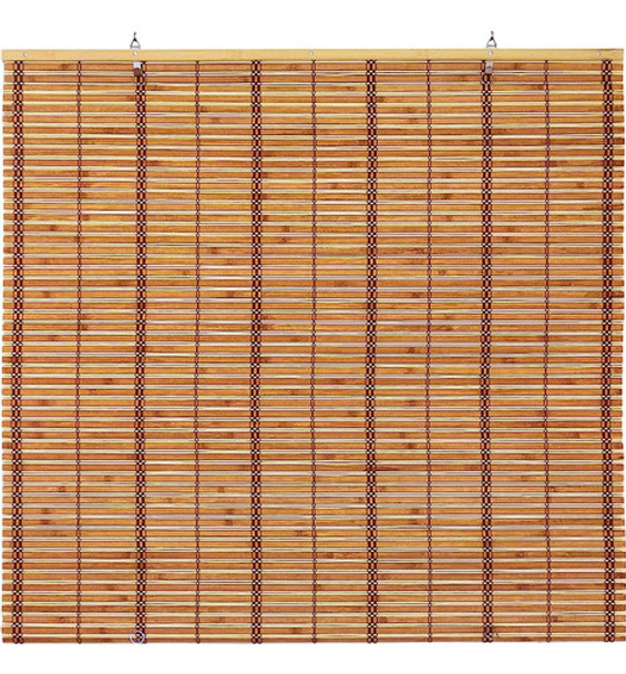 Oriental Muebles Quemado Bambú Inalámbrico Ventana Pantalla 0