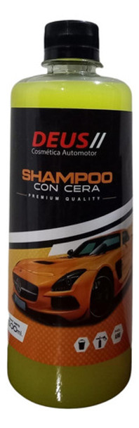 Shampoo Para Auto O Moto Con Cera Deus 500ml 0