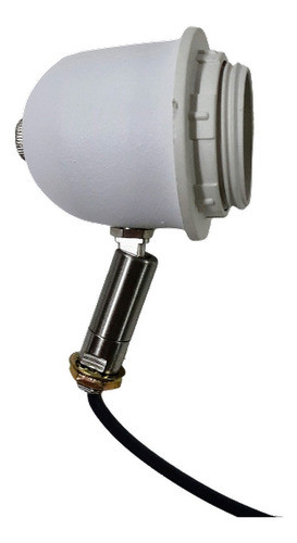 Cabezal Spot Aplique E27 Blanco Sin Tulipa Apto Led 0