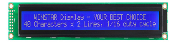 Wh4002a Display Lcd 40x2 Caracteres Bkl Blanco X2u 0