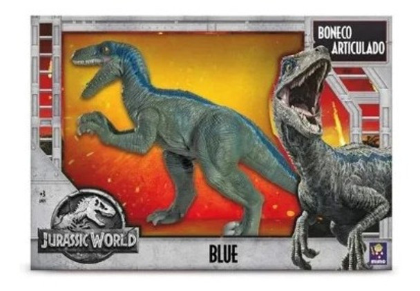 Dinossauro Articulado Blue - Jurassic World Mimo Brinquedos 0