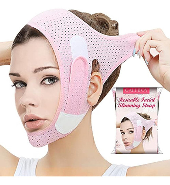 Reductor De Mentón Doble Correa Adelgazante Facial Levantami 0