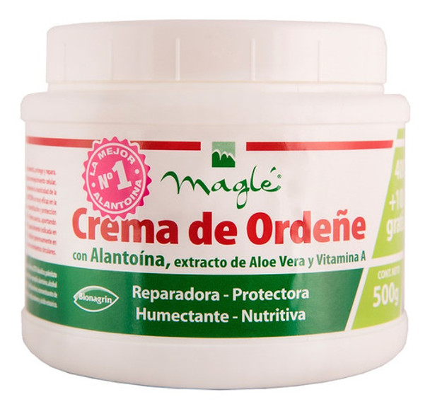 Crema De Ordeñe Maglé® 500g | Alantoína + Aloe Vera + Vit. A 0