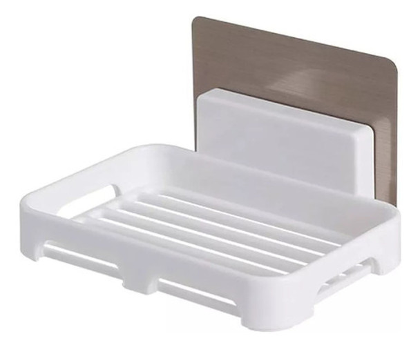 Jabonera Moderna Para Baño Ducha Lavamano Con Adhesivo 0