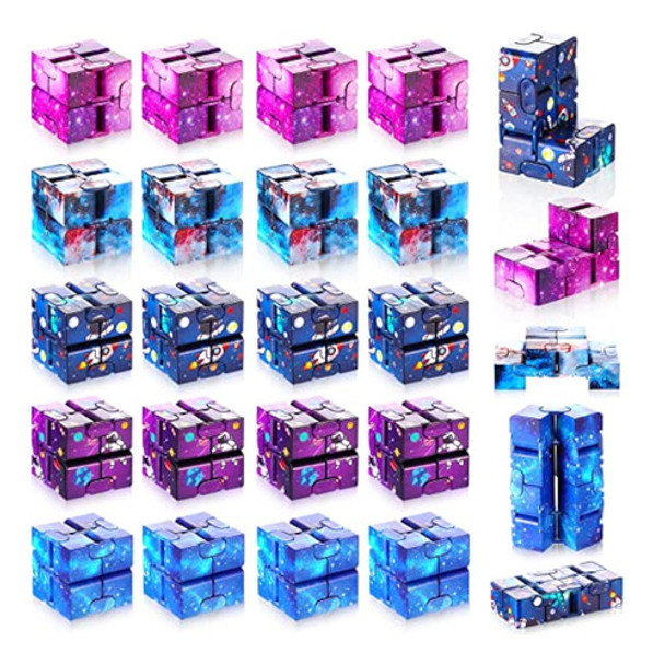 Cubo Infinito Con Temática De Galaxia, Astronauta 0