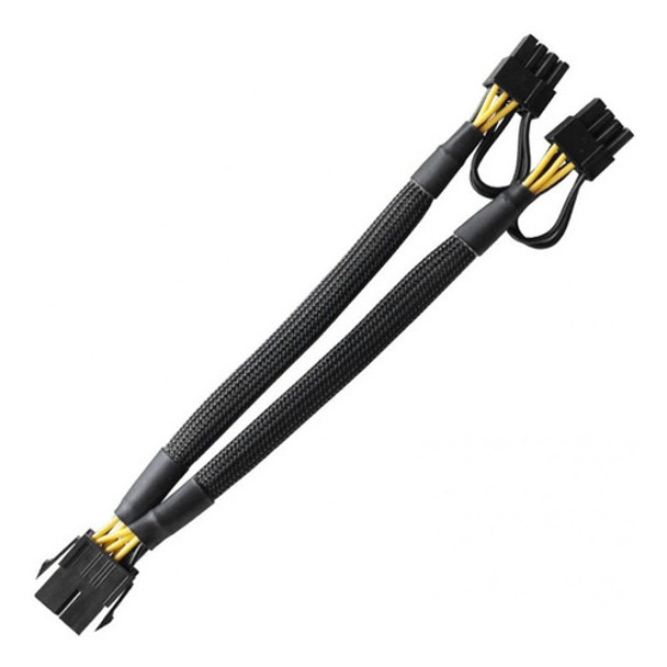 Cabo Adaptador Extensor Sleeved 32cm 6 + 2 - Pcie De 8 Pinos 0