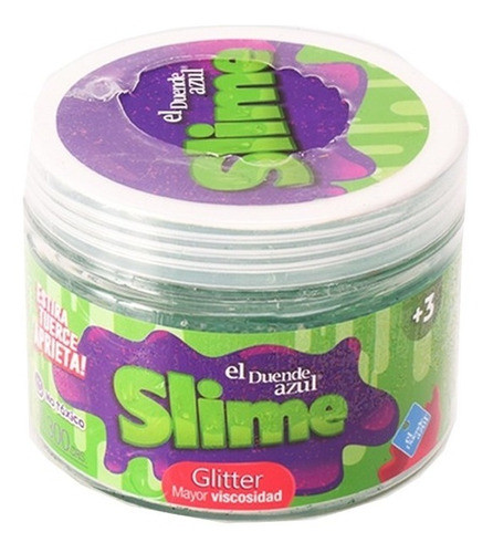 El Duende Azul Slime Tarro Gliter Arena Movediza Masa 0