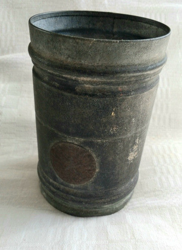 Antiga Caneca Metal Camping Militar 0