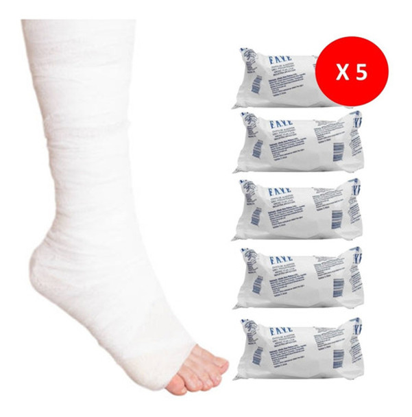 Pack X 5 Vendas Pre Enyesado Ovata 10 Cm X 3 M Ayep 0