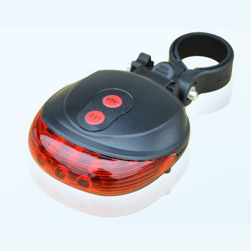 Luz Led Trasera C/lineas Laser Para La Bicicleta Vs. Modos 0