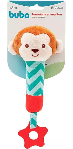 Buzininha Com Mordedor Animal Fun Macaquinho 11946 - Buba 0