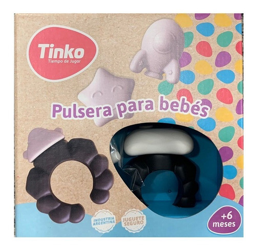 Pulsera Para Bebés Con Formas De Goma Encastrables - Tinko 0