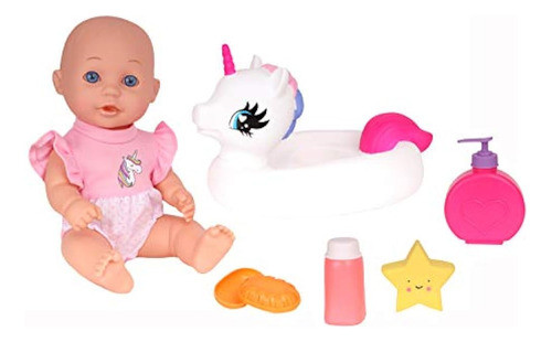 Tiempo De Baño De Bebé Con Unicornio Floatie 0