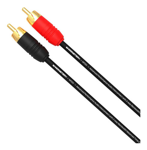 Cable Rca Potencia Monster M150 2 Canales 1 Metro Audio 0