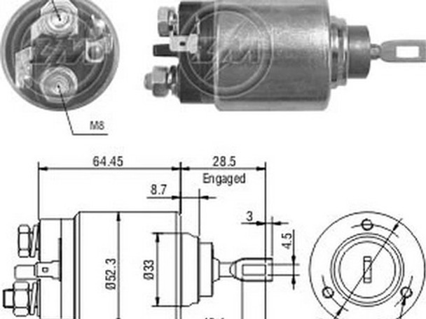 Solenoide O Automatico De Arranque Zm 374 0